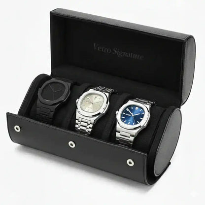 VETRO Collection – 3 Timepieces + Gift Case